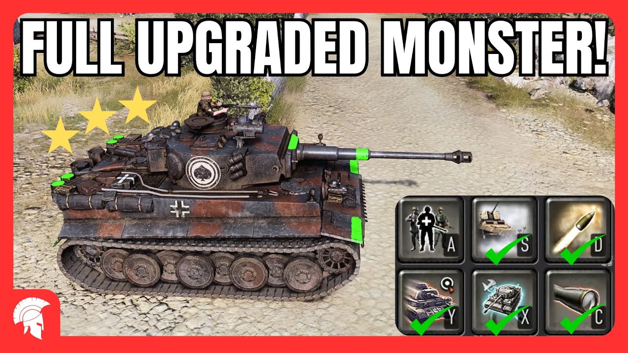 FULL UPGRADED ELITE MONSTER! - 4vs4 - Afrikakorps - Company of Heroes 3