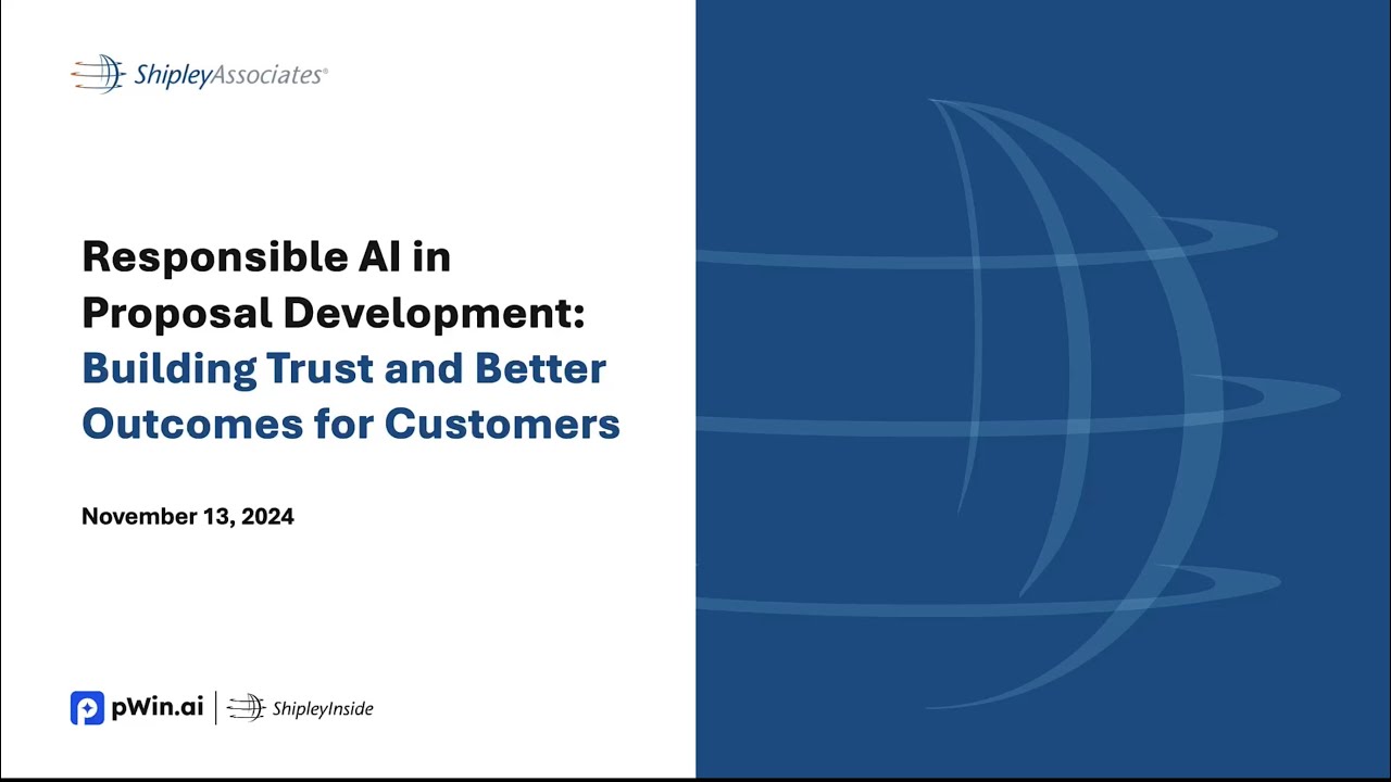 Responsible AI in Proposal Development: Building trust and better outcomes for customers