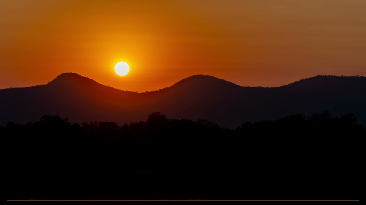 Night falling in the savanna - African nature sounds