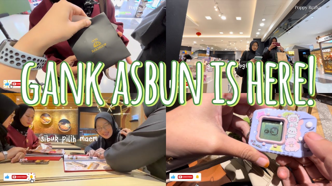 ASBUN BANGET! dari dinner sampe beli dubai chewy cookie?! bersama #gankasbun 🫶🏻😝