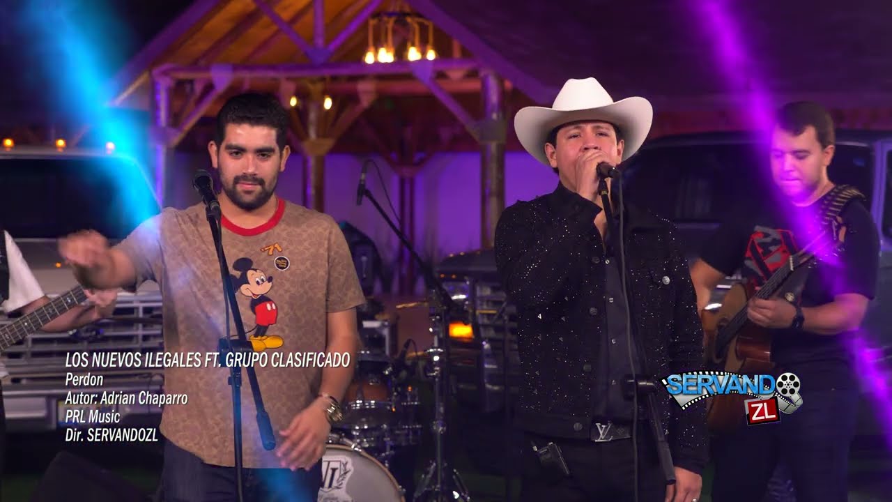 Los Nuevos Ilegales Ft. Grupo Clasificado - Perdon (En Vivo 2023)