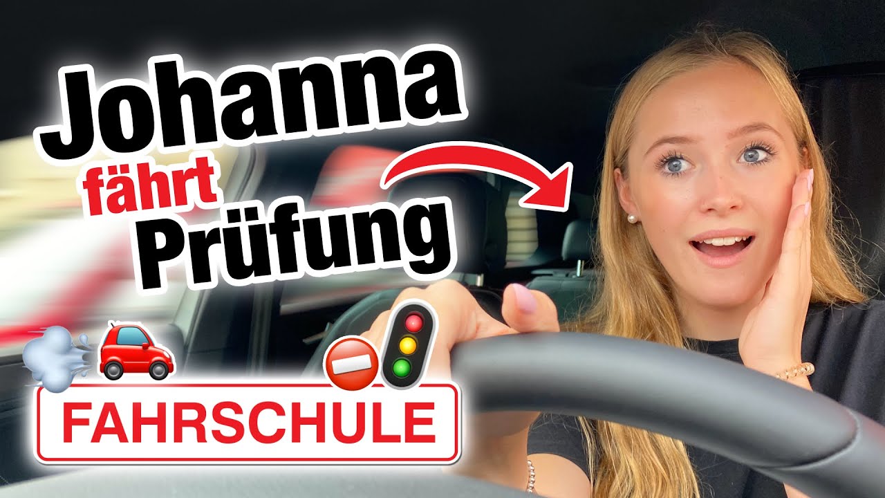 Praktische Führerscheinprüfung mit Johanna (BEI STARKREGEN) 💦😱 | Fischer Academy