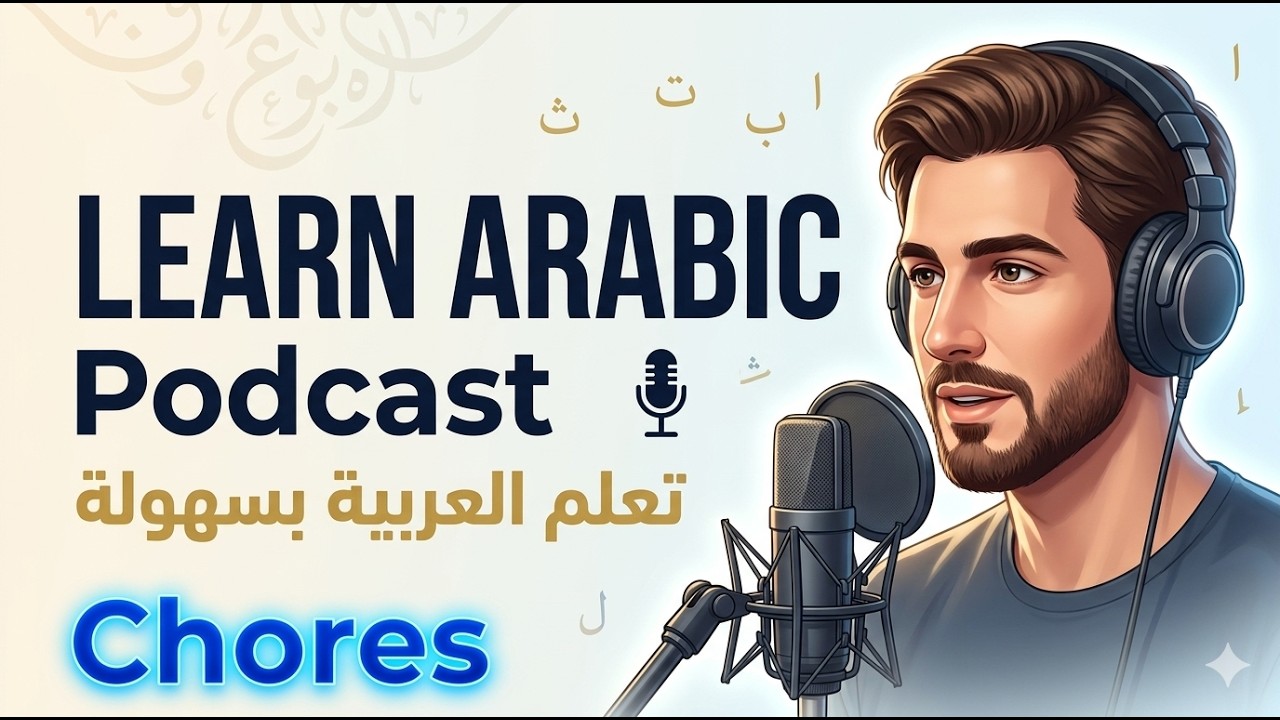 Learn Arabic Through Conversation: Daily Chores | Arabic Podcast