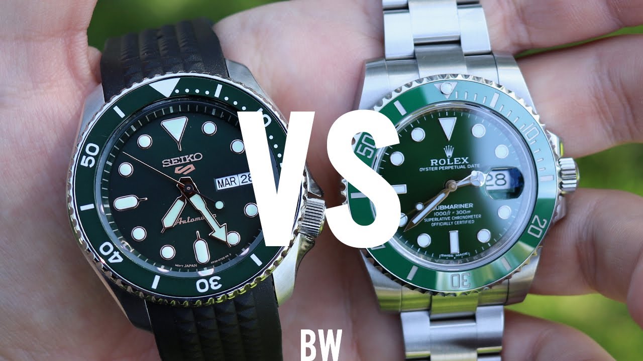 $200 Watch vs $20,000 Watch - Seiko vs Rolex