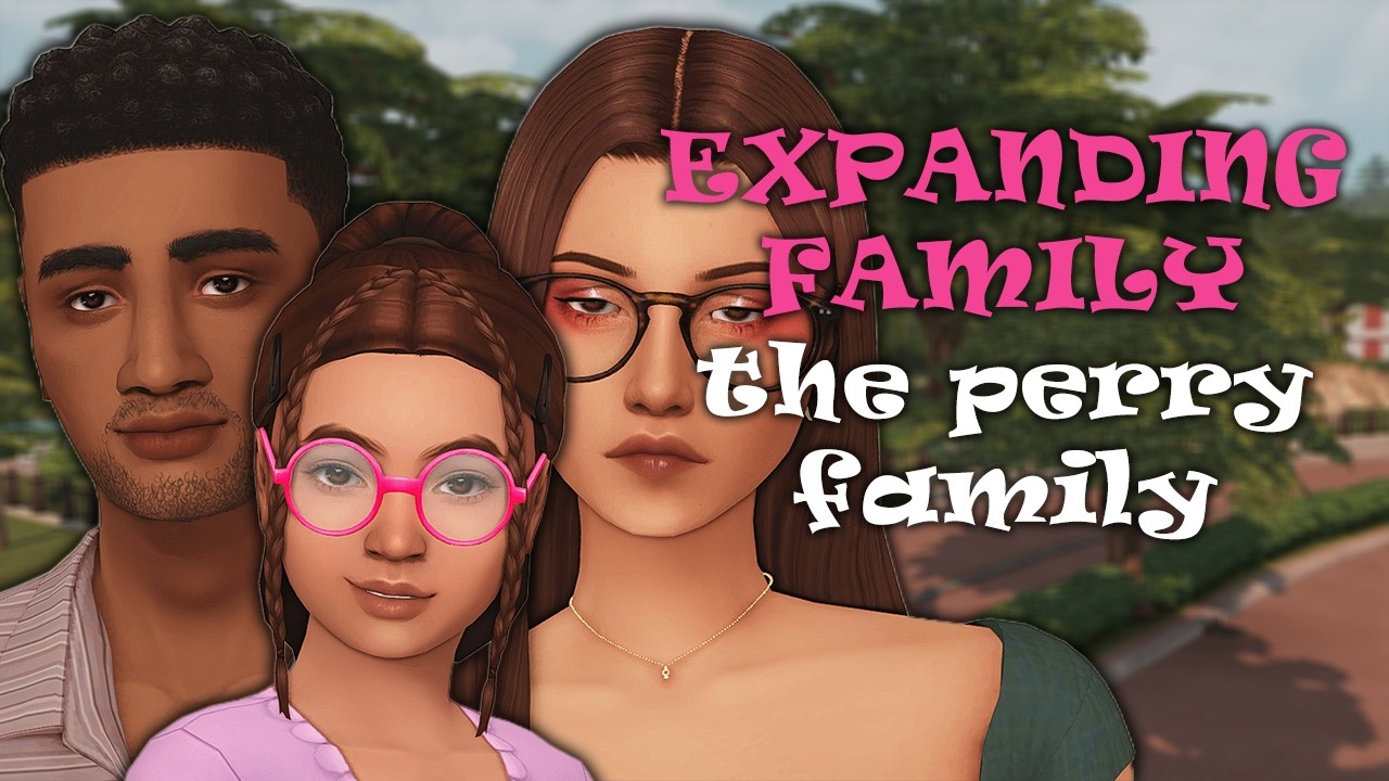 the sims 4 | the perry family | cas lookbook + cc links
