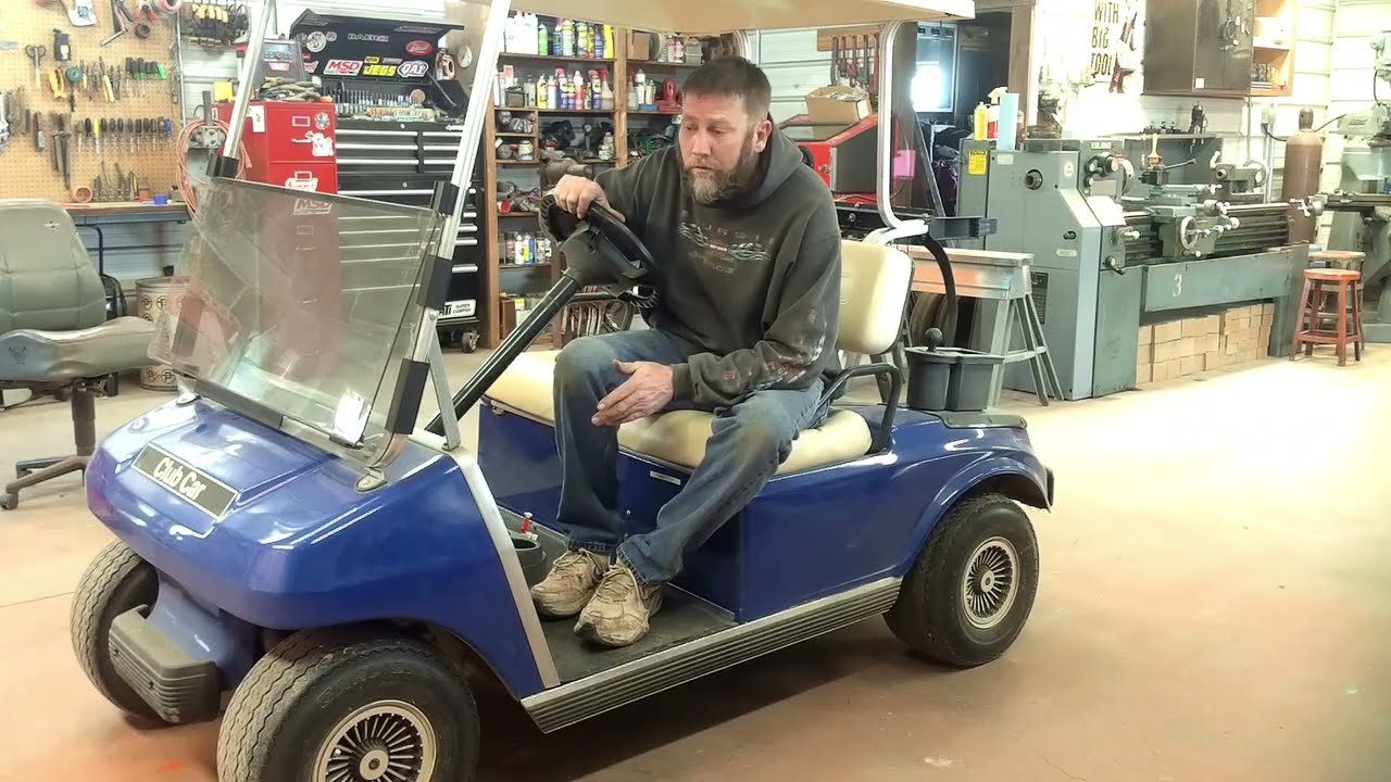 Техническое обслуживание втулок задней подвески гольф-кара Club Car DS