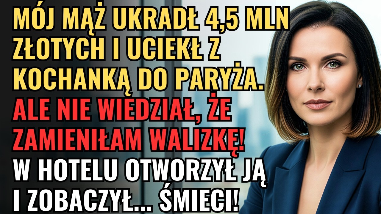 Mąż Ukradł 4,5 MLN Złotych I Uciekł z Modelką do Paryża 💰 Ale Gdy Otworzył Walizkę... 🎭