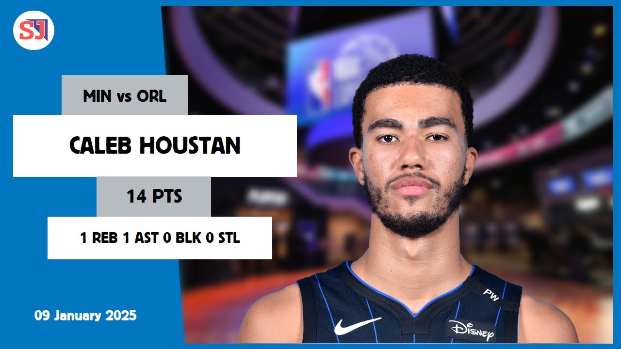 CALEB HOUSTAN 14 PTS vs MIN 09 Jan 24-25 ORL Highlights