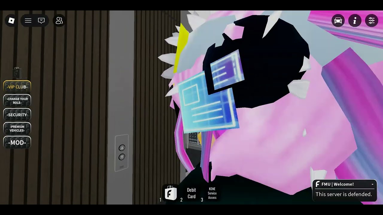 Romet and Marianne rides the KONE Elevator! (Roblox Forum Mall Shopping)