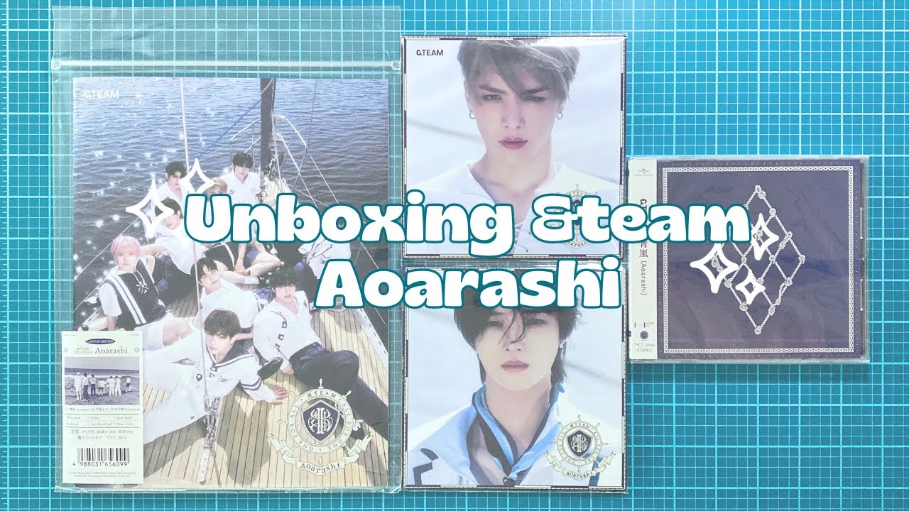 Album Unboxing ✶ &team aoarashi ✶ all versions