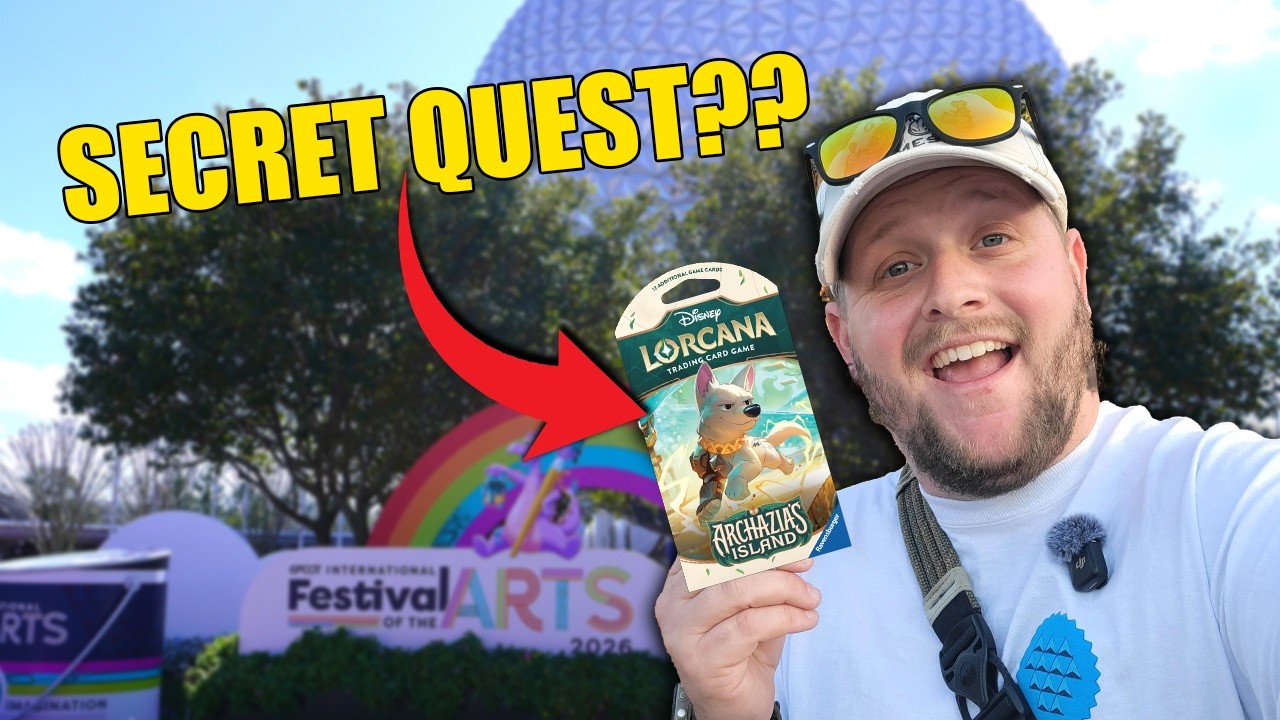 EPCOT has a SECRET Lorcana Quest during Festival of the Arts 2026 — but is it actually worth doing?