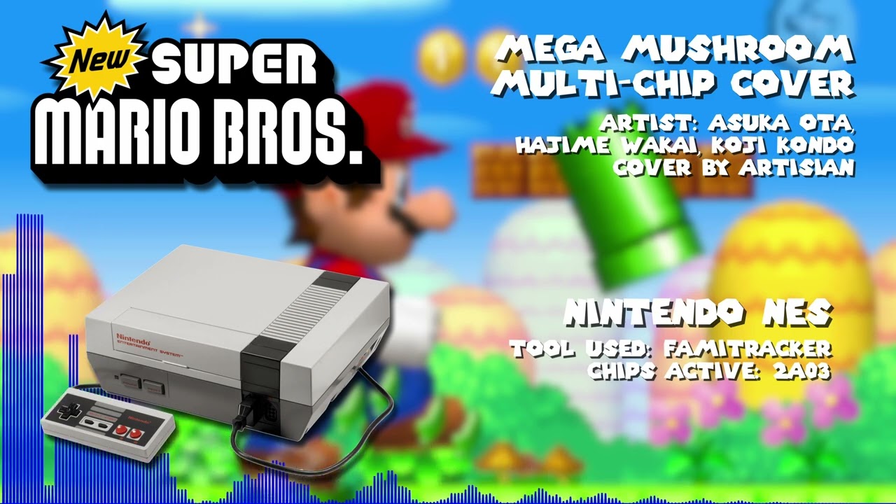 Mega Mushroom | Multi-Chip Cover | ArtisIan Music