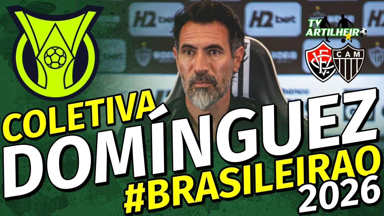 [Série A '26] Coletiva Eduardo Domínguez | Pós-Jogo Vitória 2 X 0 Atlético/MG | TV ARTILHEIRO