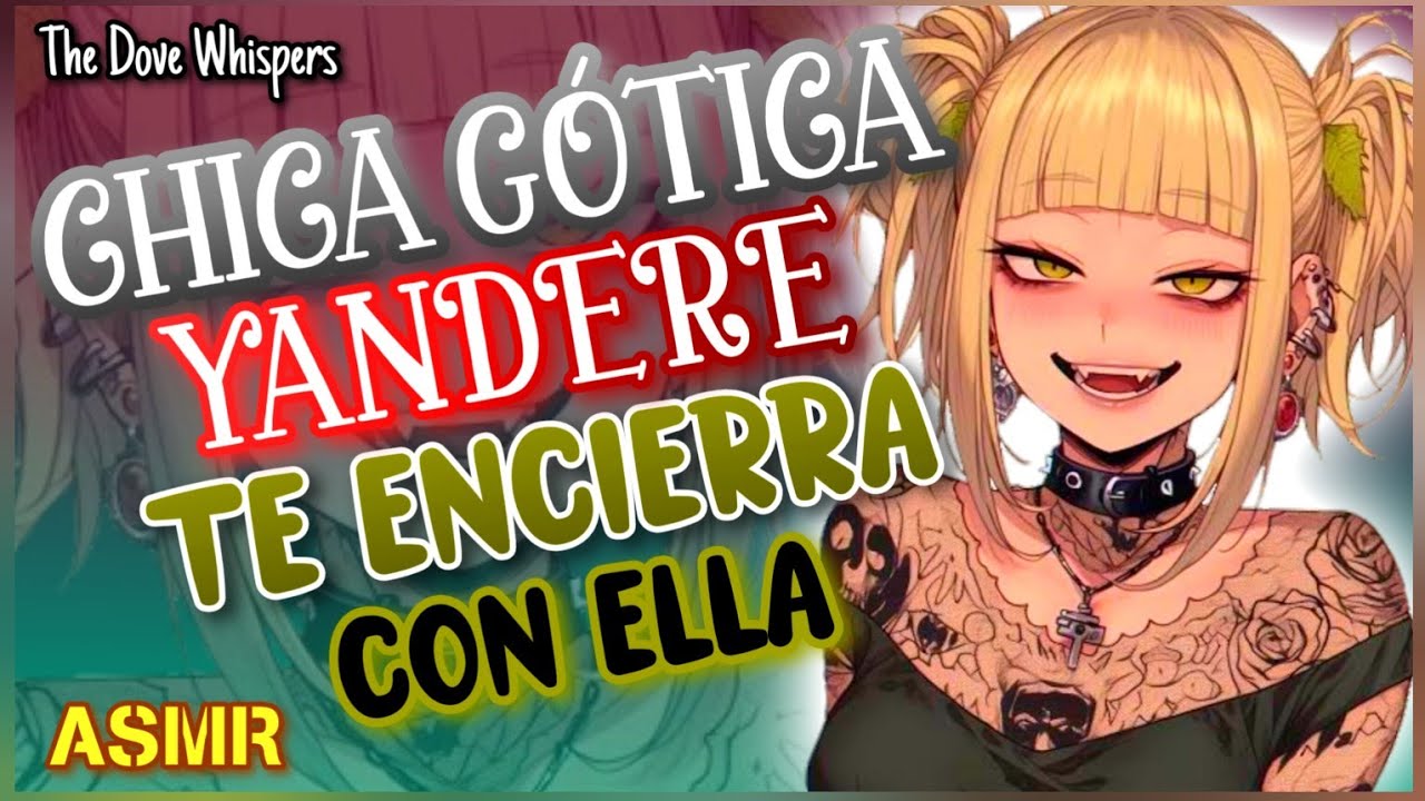 Este será nuestro hogar 😻~Chica GÓTICA YANDERE te encierra con ella~ASMR Roleplay Anime