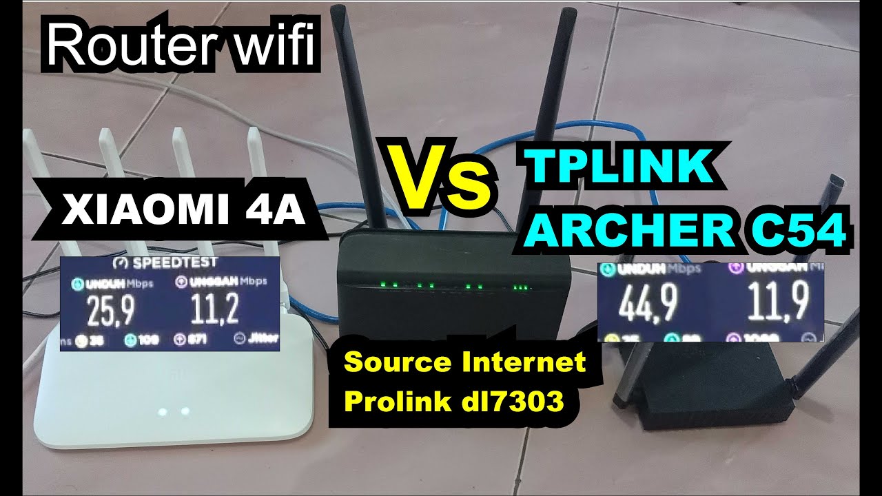 Router Wireless Tplink Archer C54 Vs Xiaomi 4A