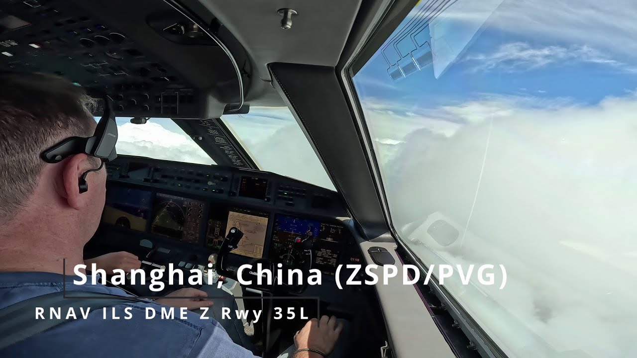 Landing Shanghai- Pudong (ZSPD/PVG) - Gulfstream G650