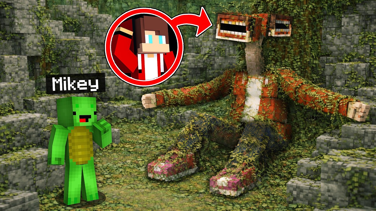 Mikey Found the Abandoned Siren Head JJ in Minecraft ?!