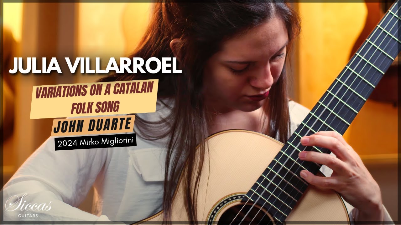 Julia Villarroel plays Variations on a Catalan Folk Song by John Duarte on a 2024 Mirko Migliorini