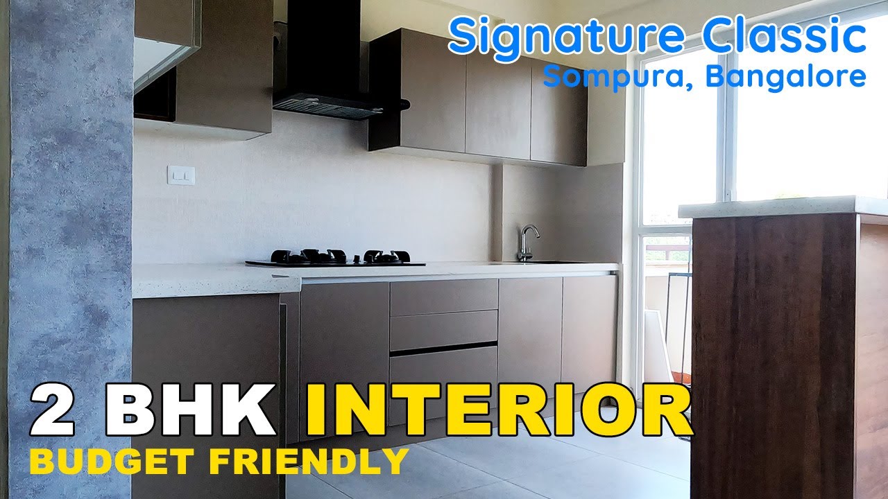 2 BHK Interior design and works, Signature Classic , Sompura, Sarjapura road, Bangalore
