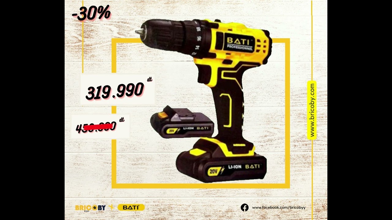 VISSEUSE PERCEUSE BVPN20 20V BATI