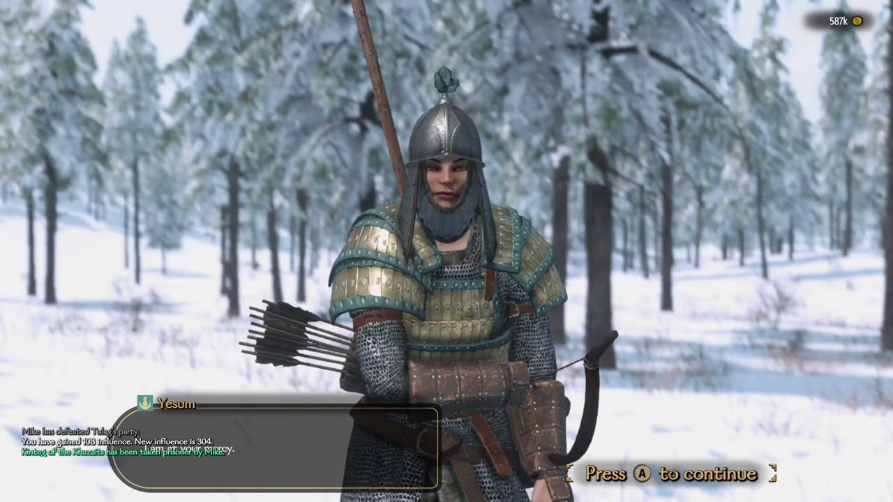 Mike Oxlong destroys waves of horse archers in Mount and blade bannerlord