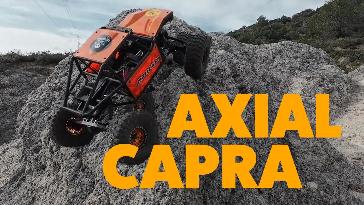 Grand test pour l'AXIAL CAPRA sur le site de MOUREZE