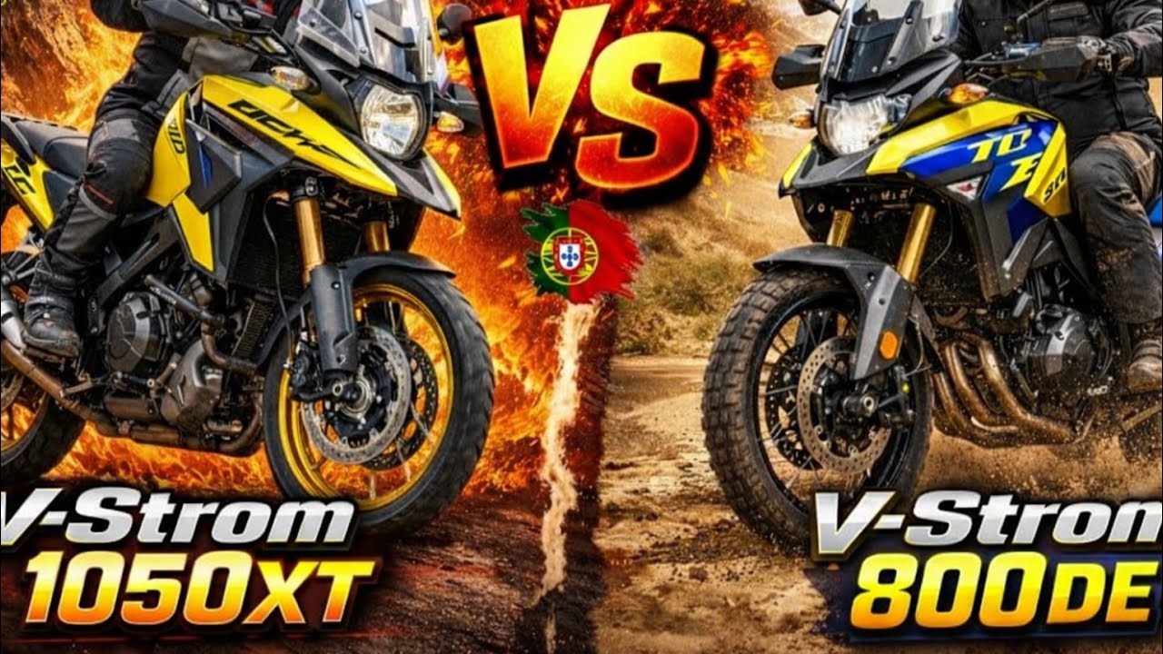 Comparativo Suzuki V-Strom 1050XT VS Suzuki V-Strom 800DE!!!!!
