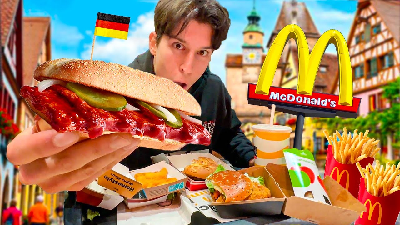 Valuto tutti i prodotti del Mcdonald's tedesco 🇩🇪