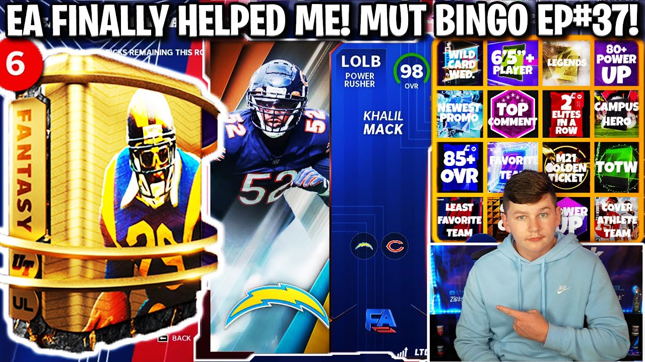 EA FINALLY HELPED ME! MUT BINGO EPISODE 37 VS ITSDOM! | MADDEN 22 ULTIMATE TEAM