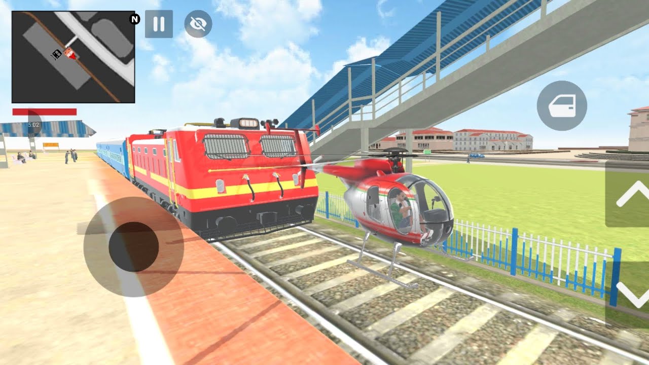 Helicopter and train  / grand theft aura 