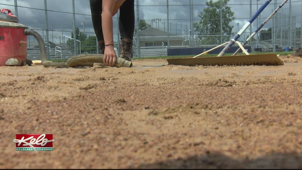 Drying Out The Baseball Fields