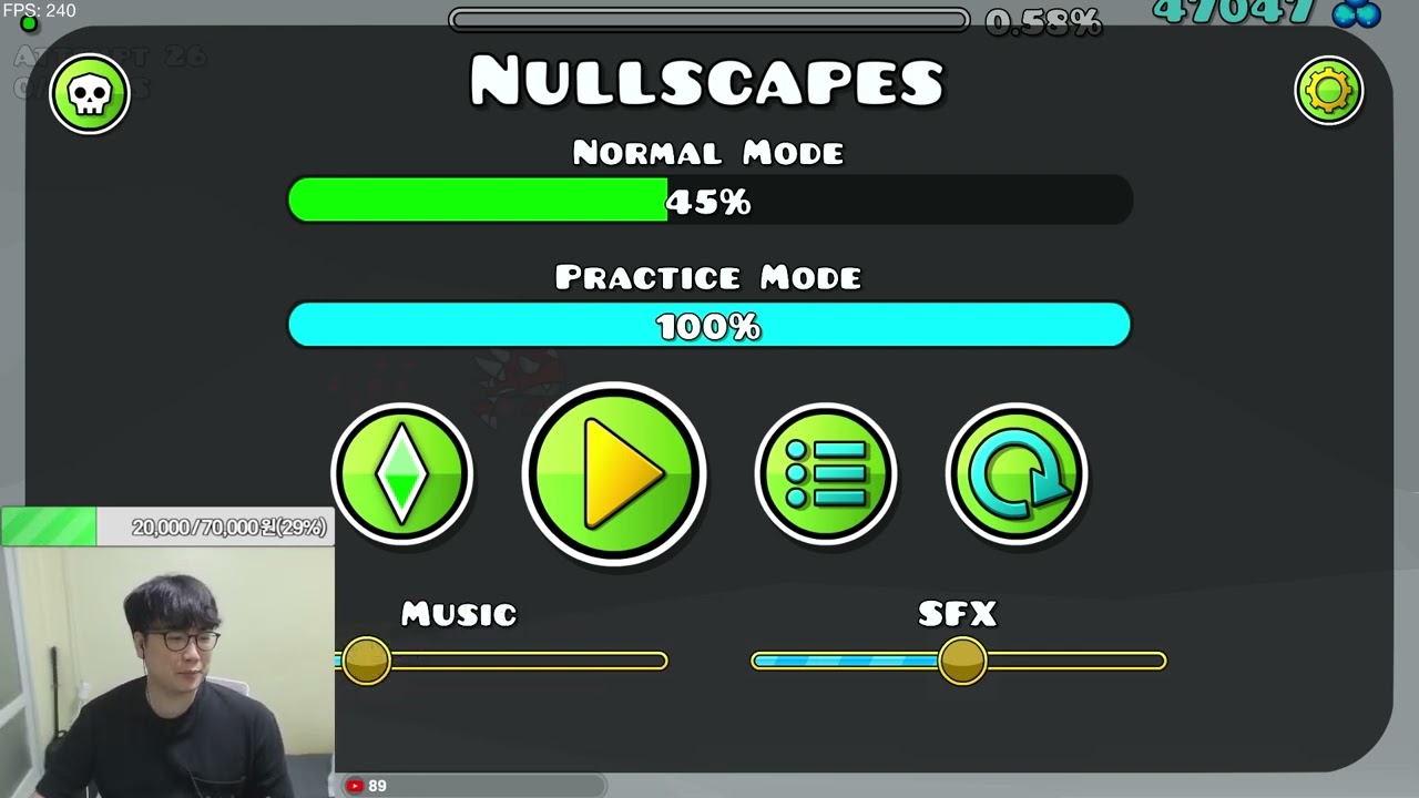 Nullscapes 45% 프로그레스 영상