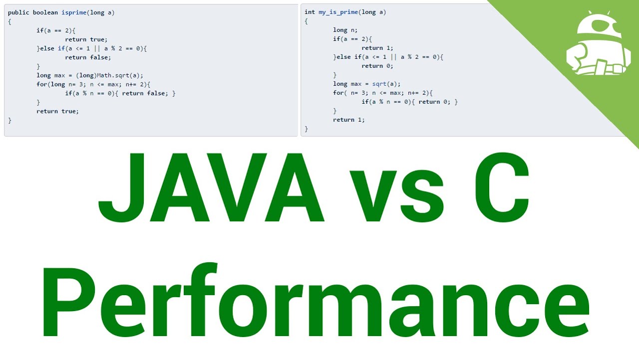 Java vs C app performance &ndash; Gary explains