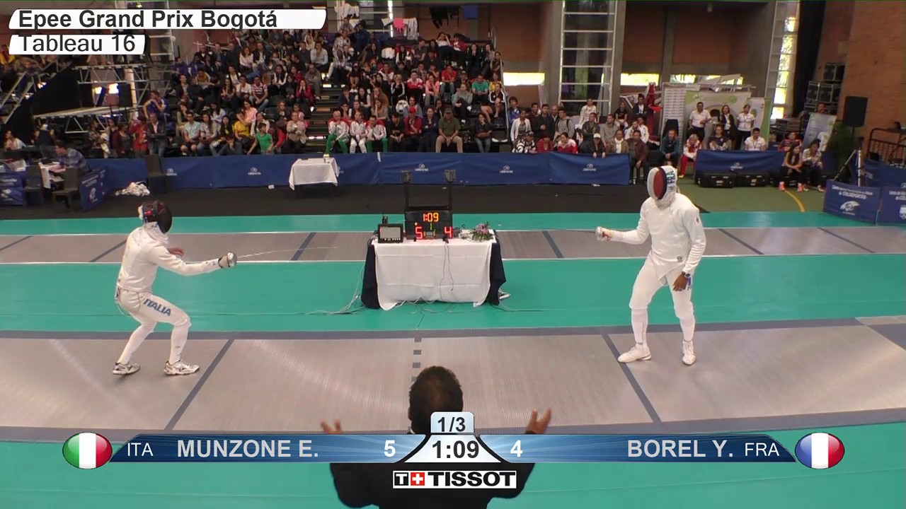 FE M E Individual Bogota COL Grand Prix 2017 T16 05 blue MUNZONE ITA vs BOREL FRA