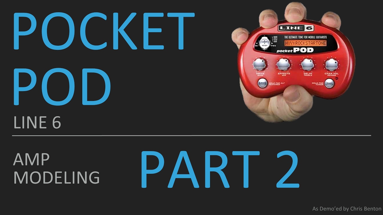 Line 6 Pocket Pod Amp Models - Sound Demo 2