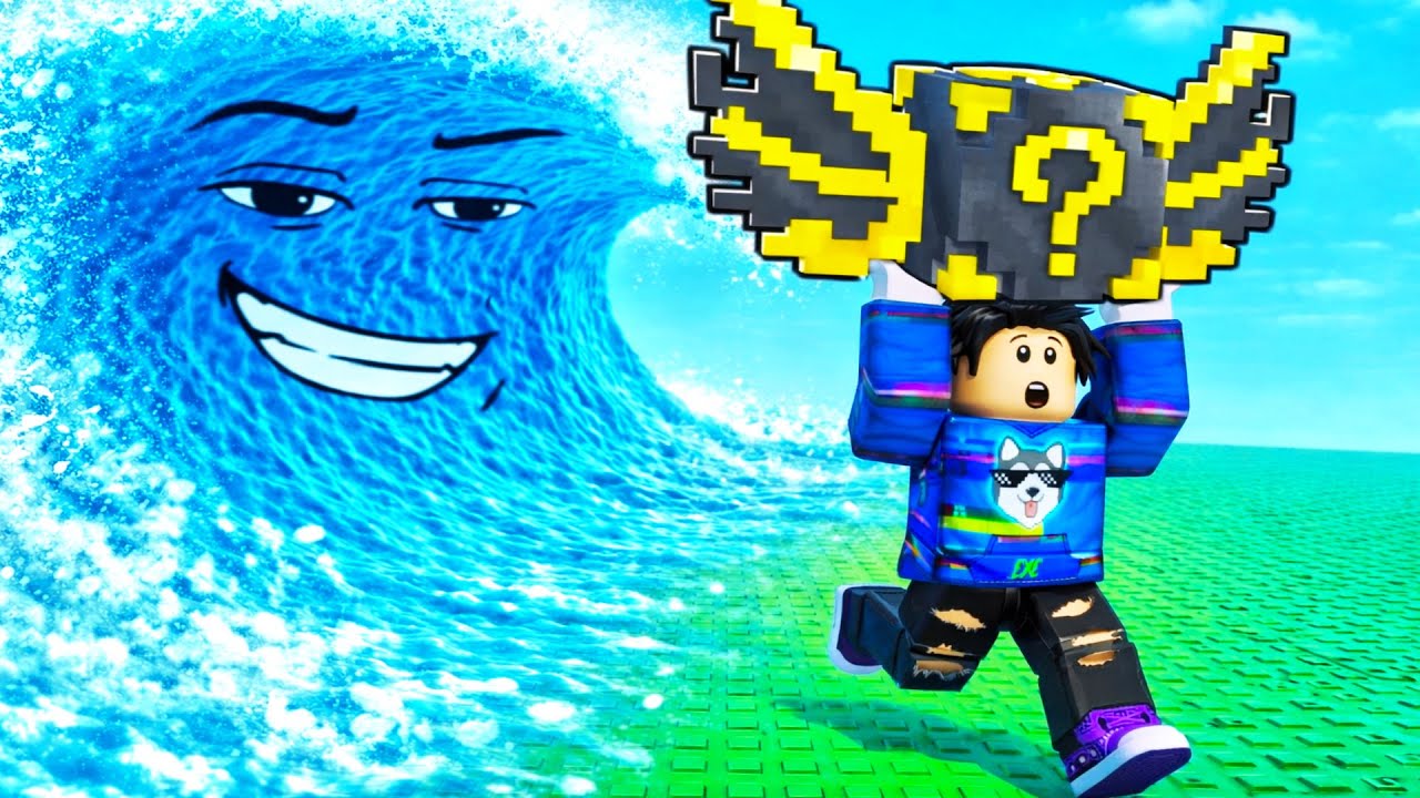 Fur LUCKY BLOCK si Scap de TSUNAMI..