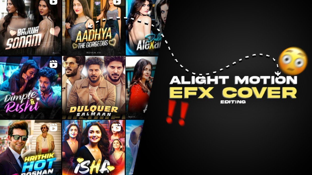 Alight Motion Efx Cover/Thumbnail Editing | Instagram Efx Video Cover | Dopefx