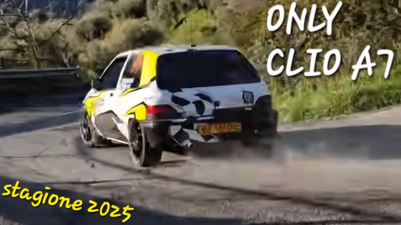 ONLY RENAULT CLIO WILLIAMS A7 , STAGIONE RALLY 2025 (tutti i passaggi stagionali ripresi)