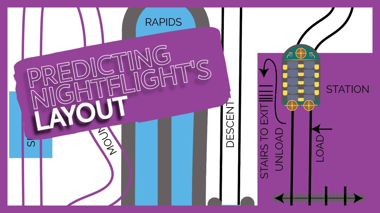 NightFlight Expedition: FULL Layout Prediction! #dollywood #themepark #theory #nightflight