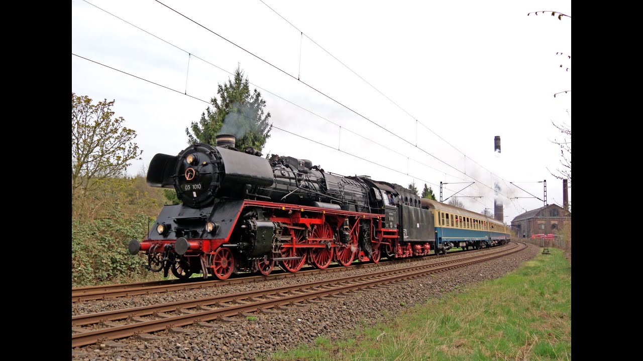 German Pacific Steam Locomotives in Ruhr District April 2013