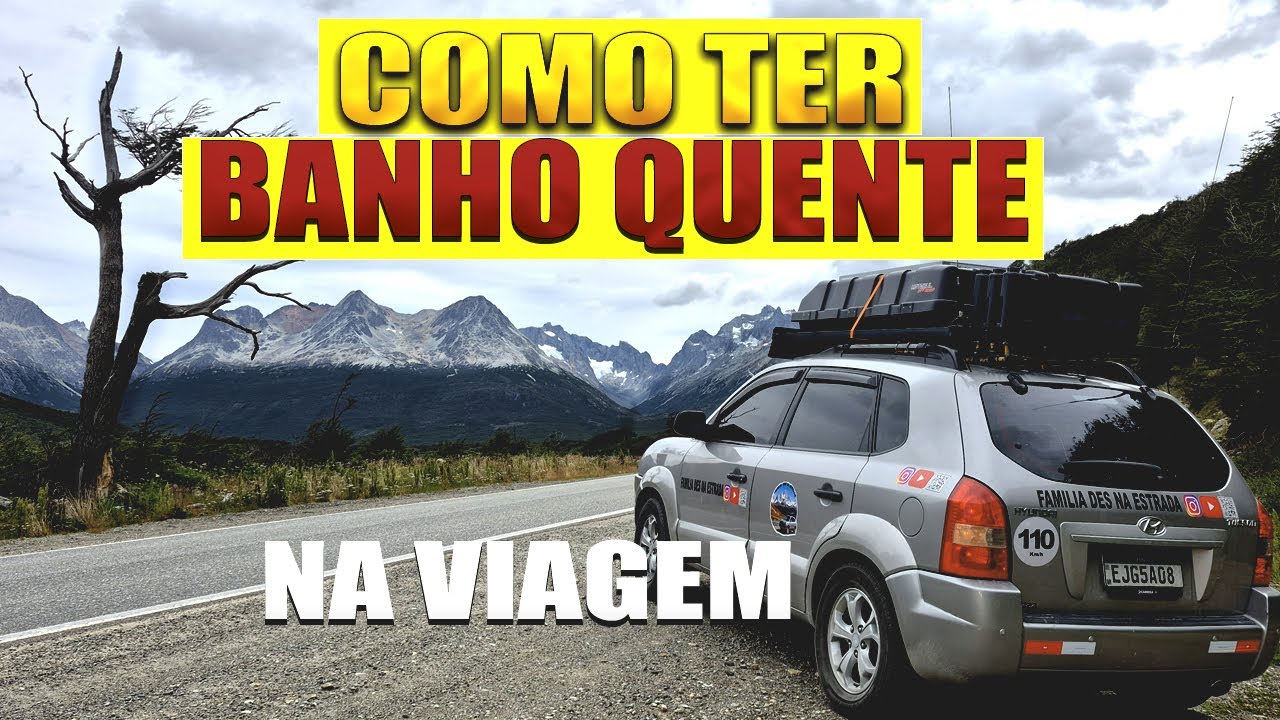 Aquecimento de Agua no Motorhome   como ter banho quente na viagem