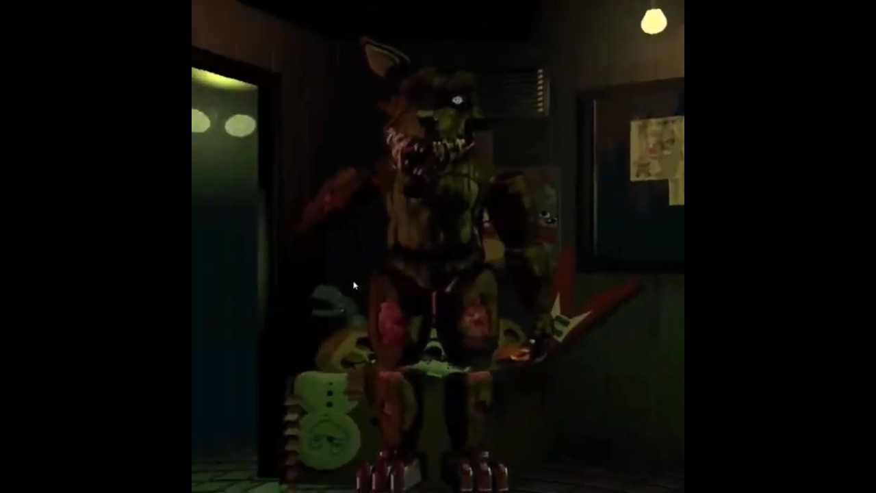 Corrupted Phantom Foxy в FNaF 3 (FNaF Jumpscares)