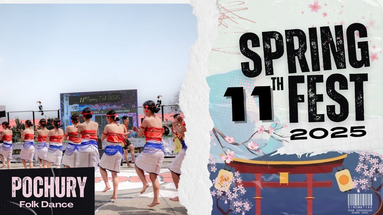 POCHURY FOLK DANCE | 11TH SPRING FEST 2025 | DAY 1