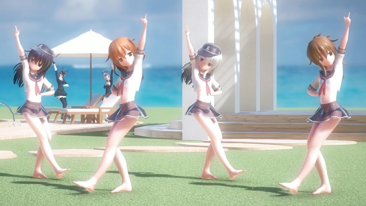 【MMD艦これ】第六駆逐隊【太陽系デスコ】