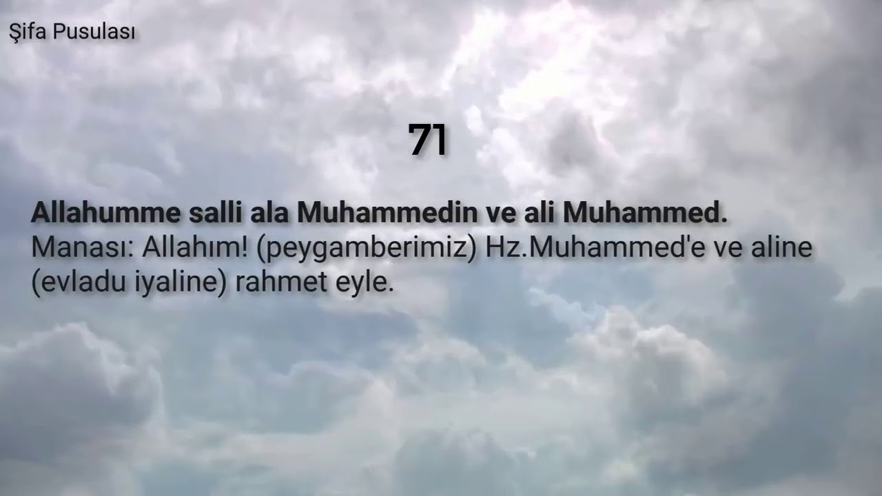 500 defa Salavat (&Ccedil;OK FAZİLETLİ)