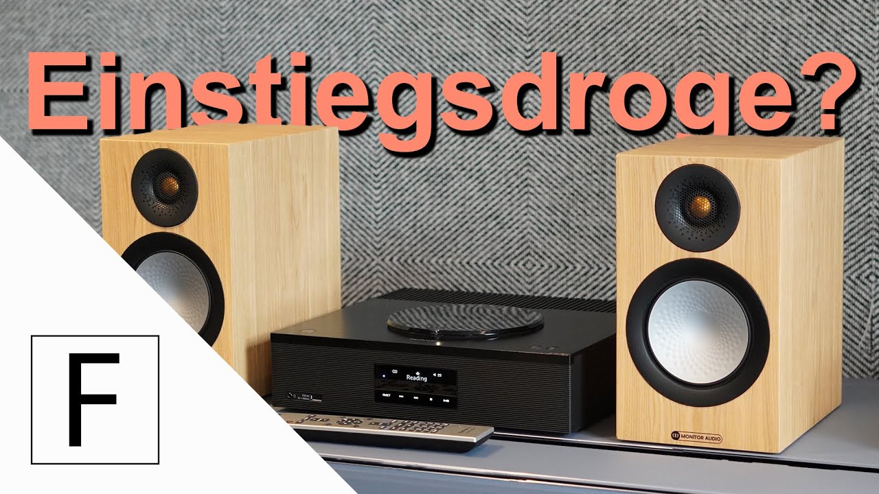 Viel Hifi-Klang f&uuml;r wenig Kohle. Technics & Monitor Audio. Achtung bei der Aufstellung der Boxen!!