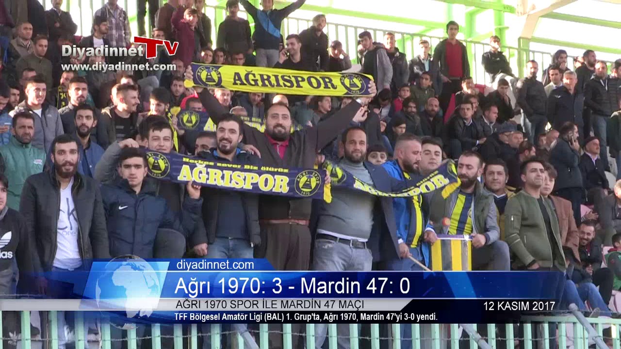 Ağrı 1970 spor: 3 - Mardin 47 Spor: 0