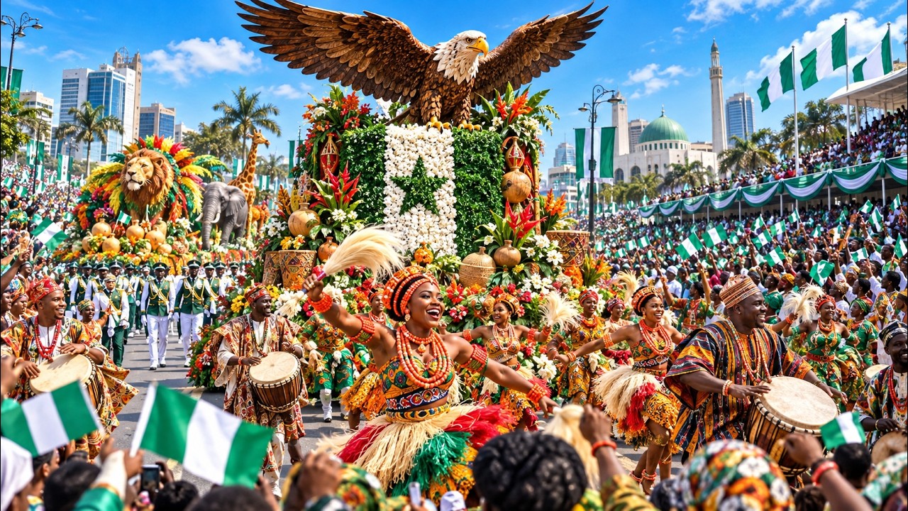 🇳🇬🎉 You Won&rsquo;t Believe Nigeria&rsquo;s Independence Day Parade 2026! | Giant Floats & Culture
