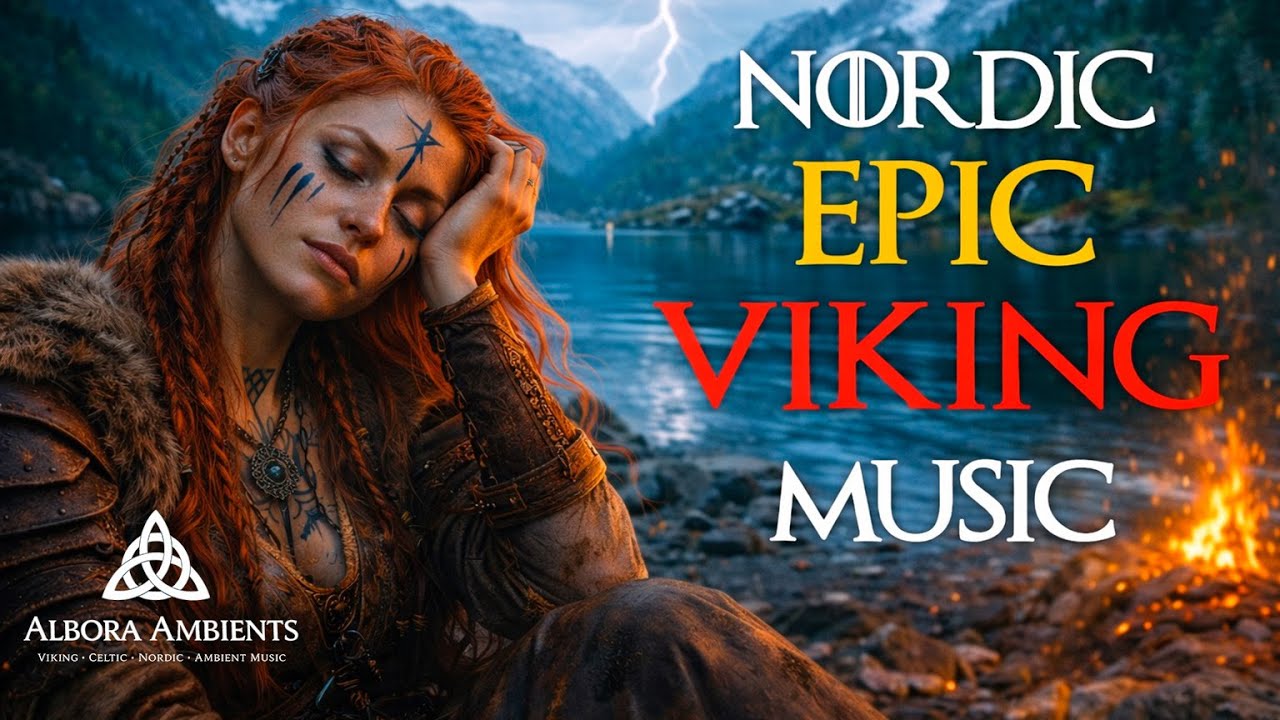 Epic Nordic Viking Music 🔥 Old Norse Female Vocals | Study, Gaming, Focus & Stress Relief Mix