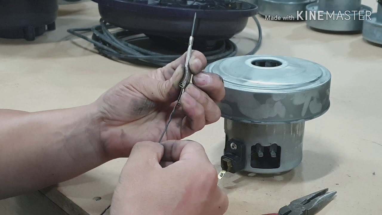 Cleaner motor repair 청소기 모터 직접 수리하기 - 카본브러쉬 교체